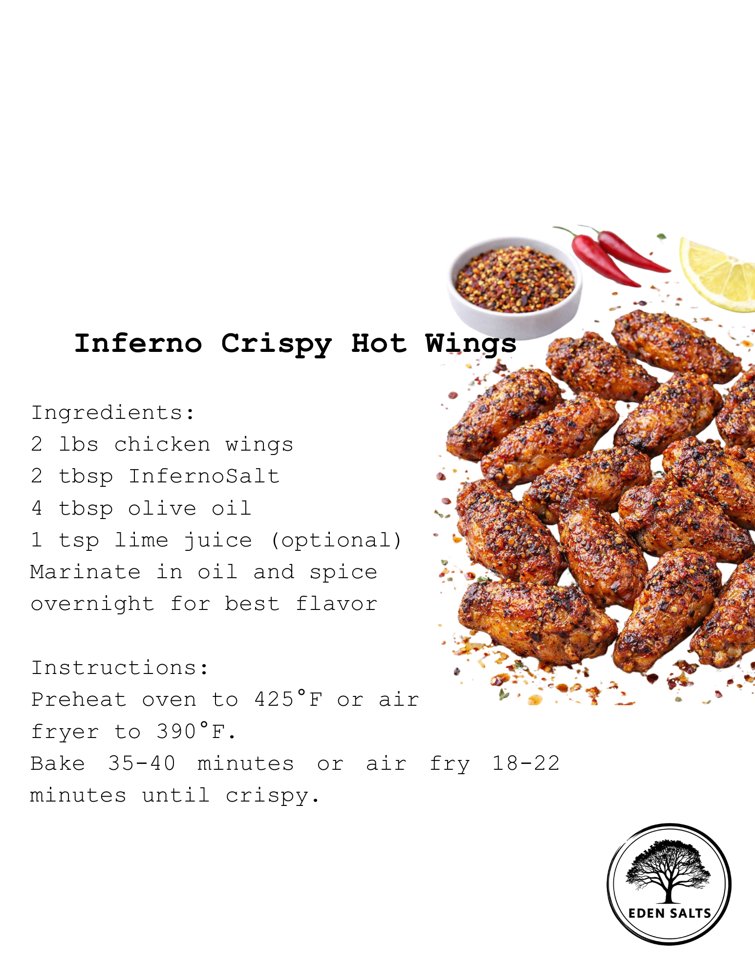 Inferno Seasoning Salt