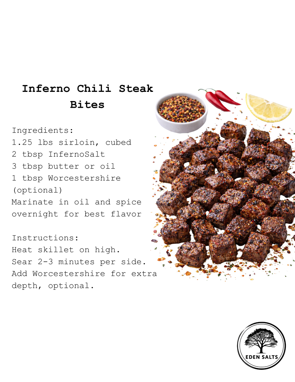 Inferno Seasoning Salt