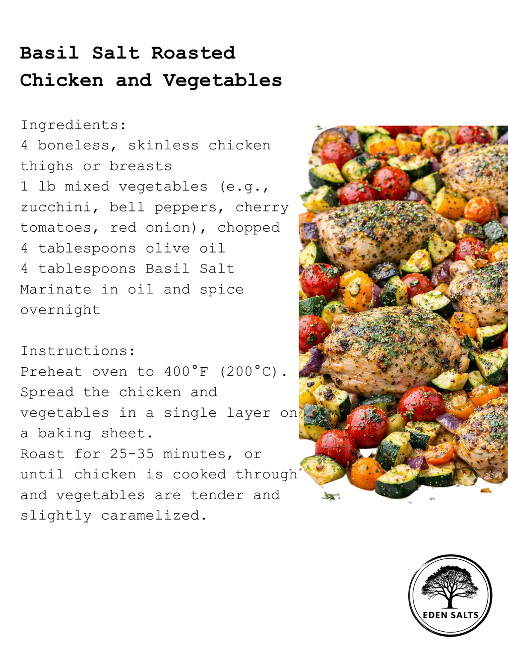 Basil Salt - Eden Salts