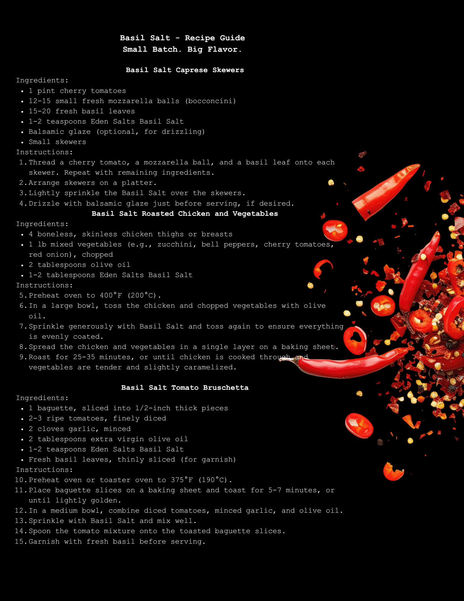 Basil Salt - Eden Salts