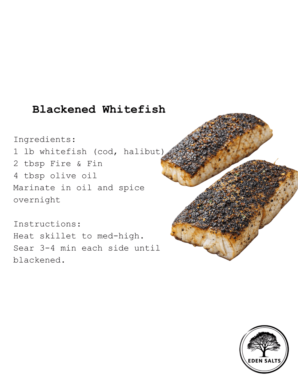 Fire & Fin Seasoning - Eden Salts