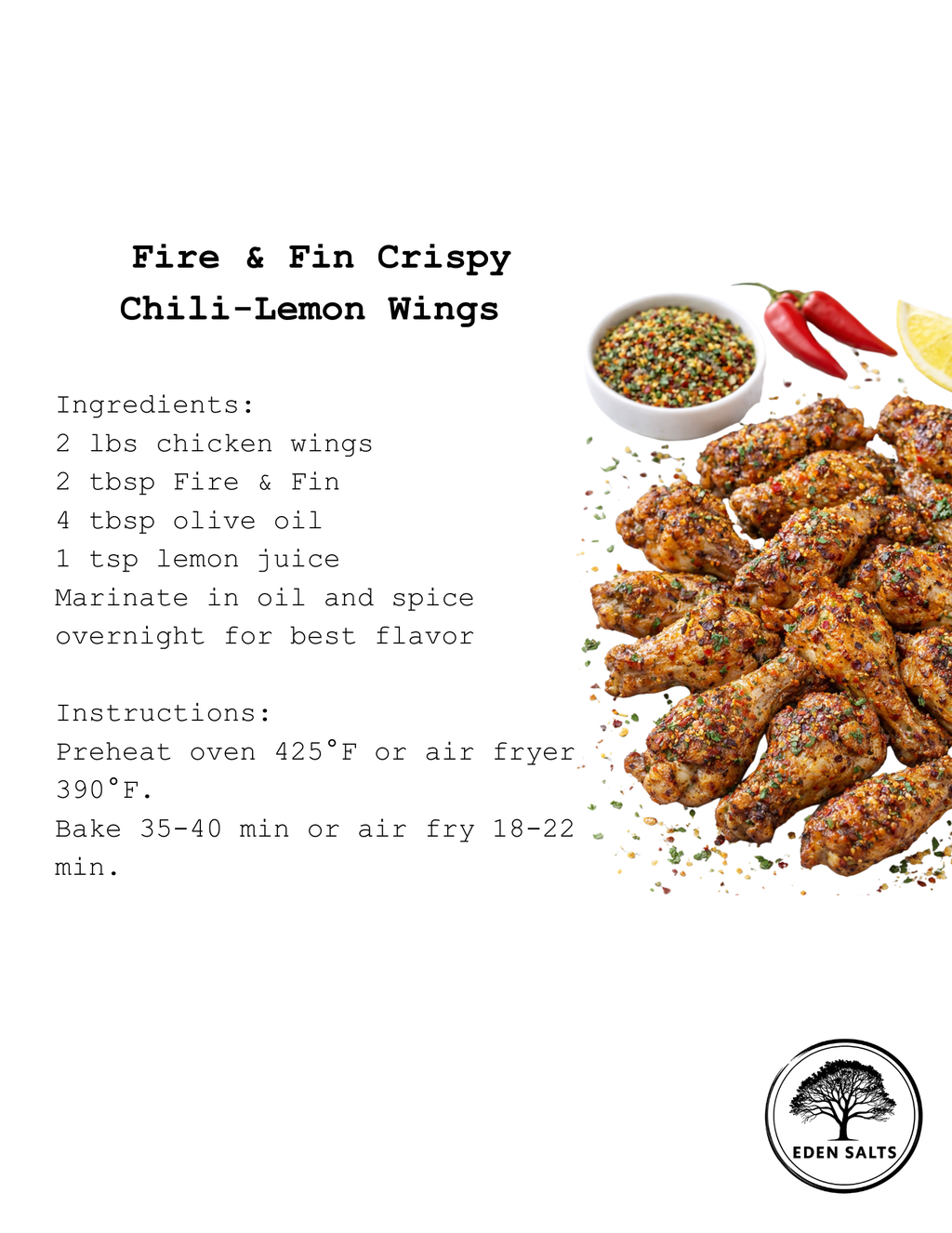 Fire & Fin Seasoning - Eden Salts