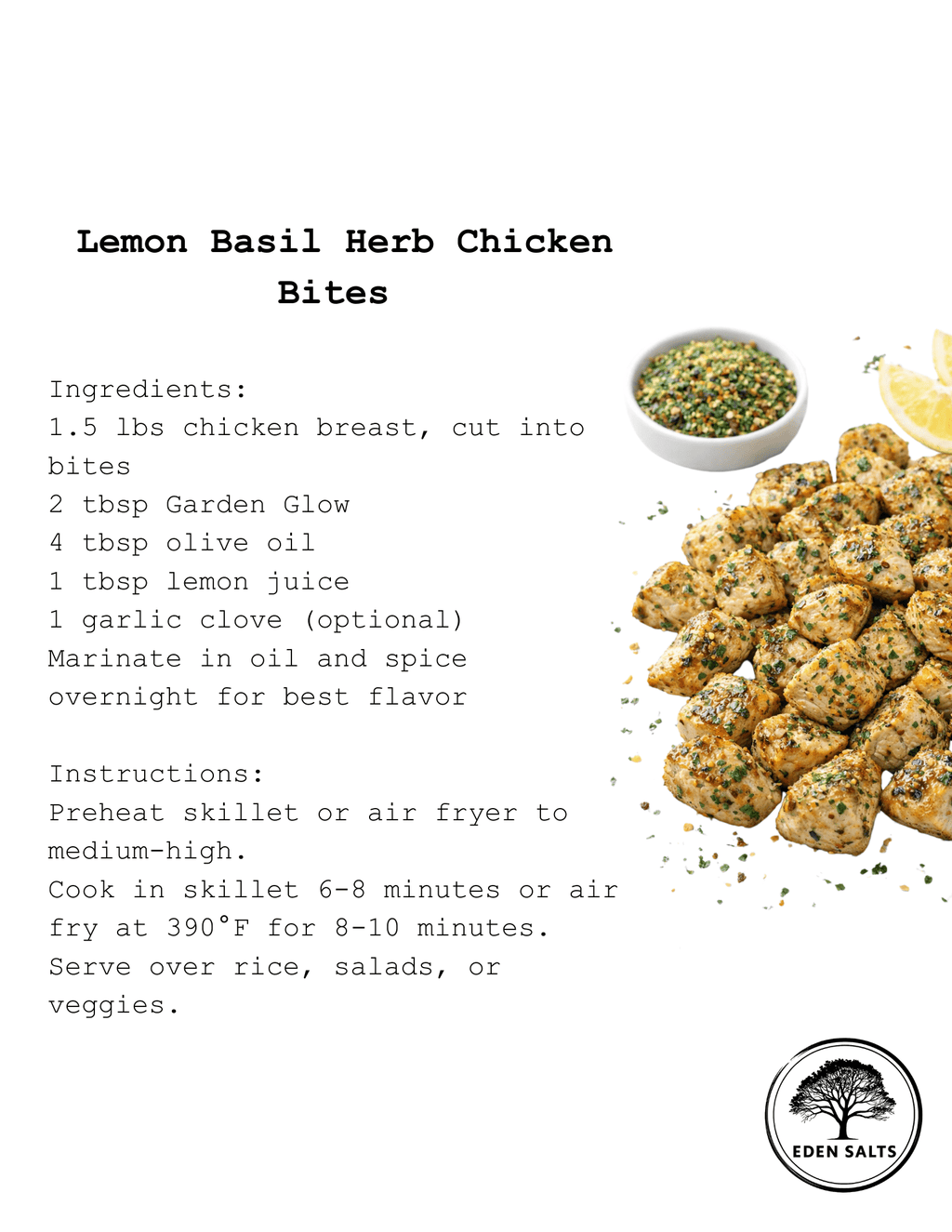 Garden Glow Seasoning - Eden Salts