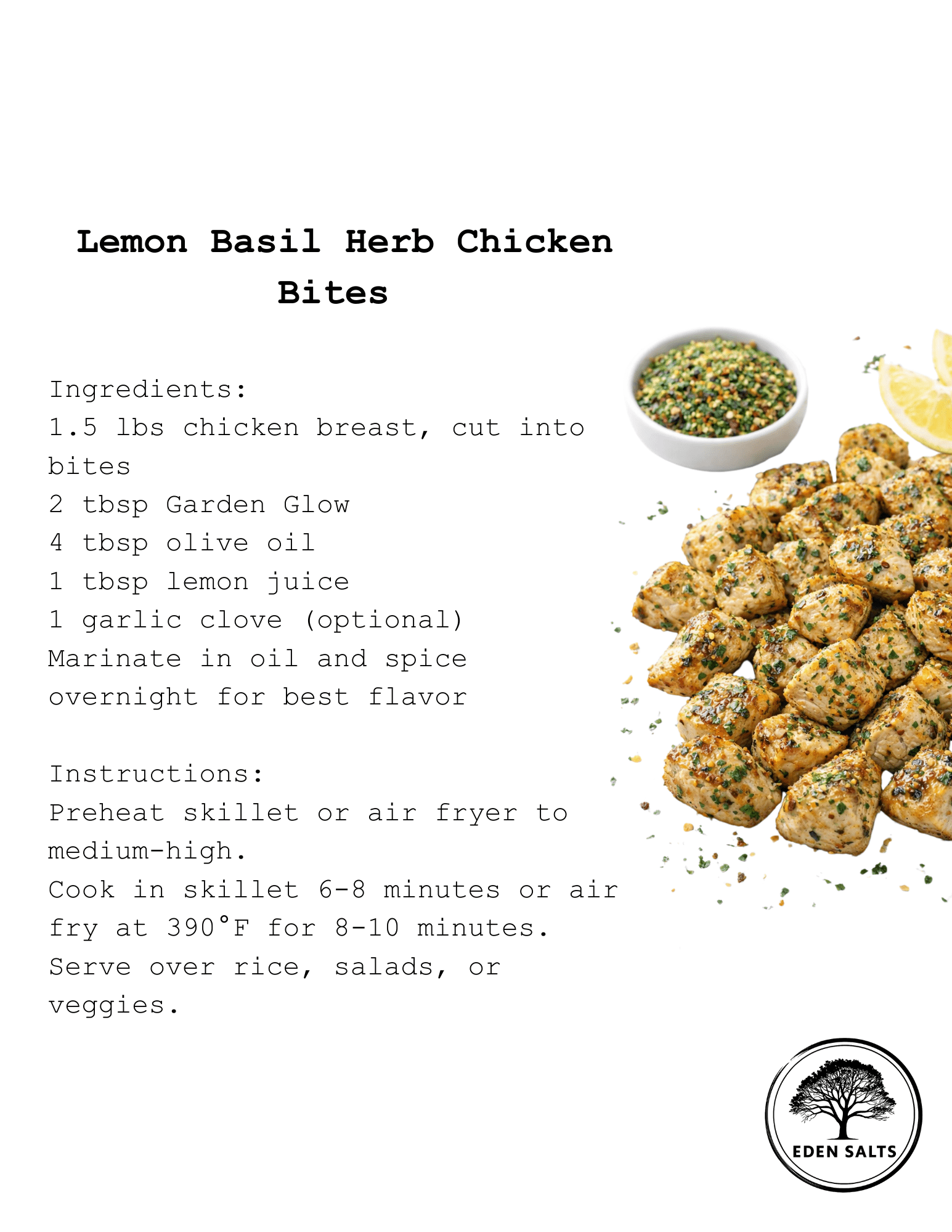 Garden Glow Seasoning - Eden Salts