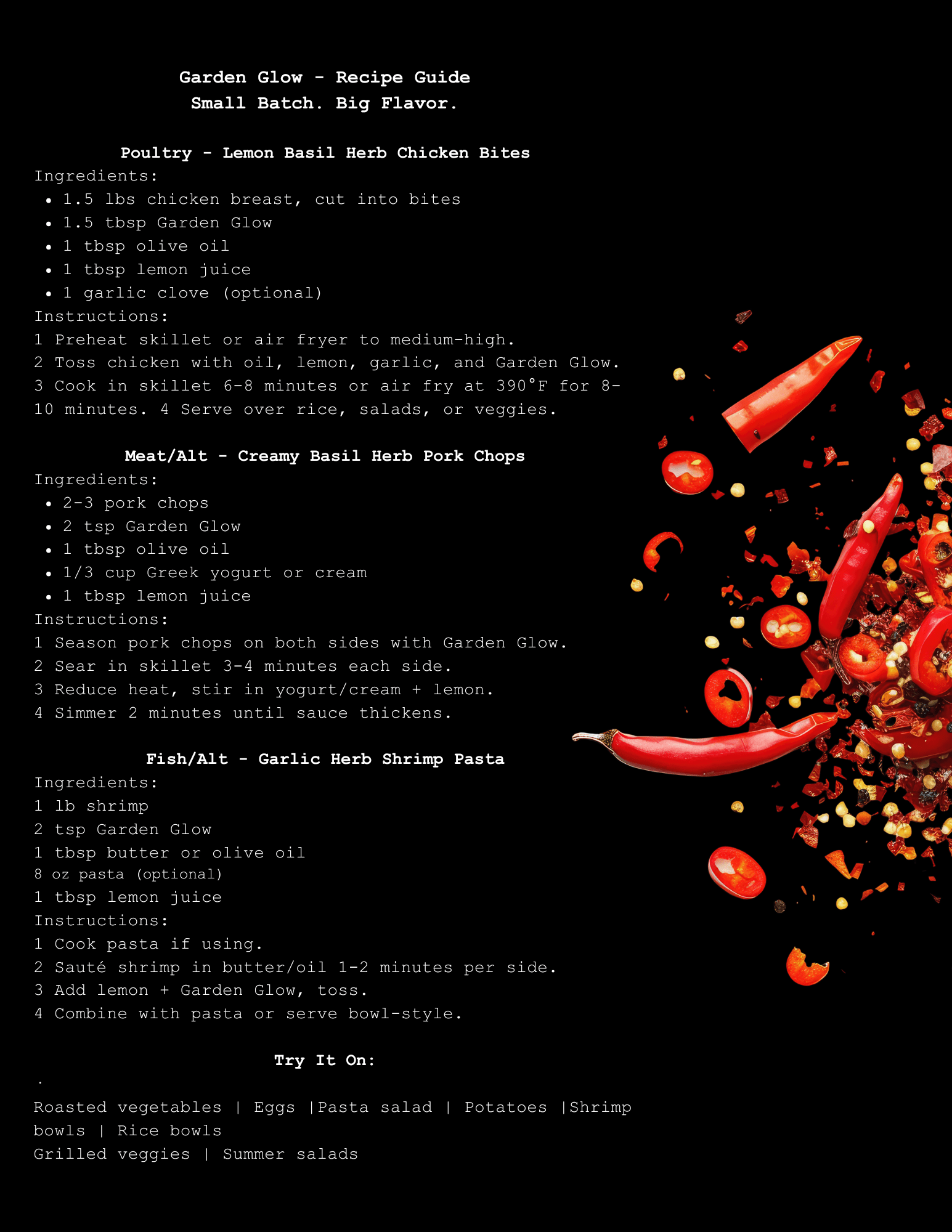 Garden Glow Seasoning - Eden Salts