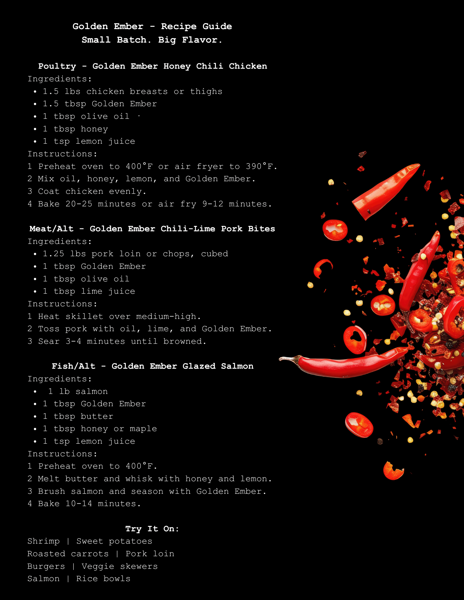 Golden Ember Seasoning - Eden Salts