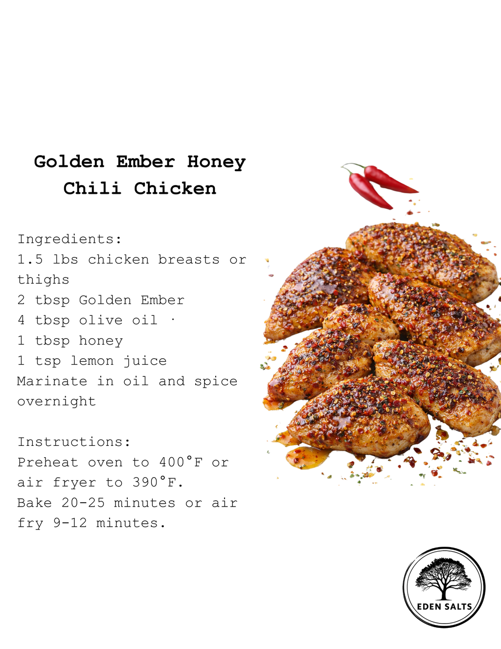 Golden Ember Seasoning - Eden Salts