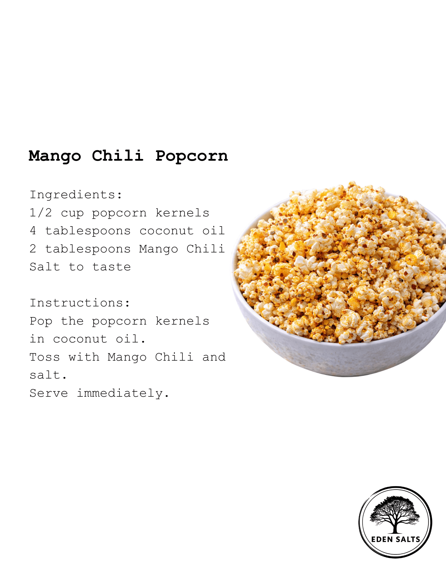 Mango Chili Powder - Eden Salts