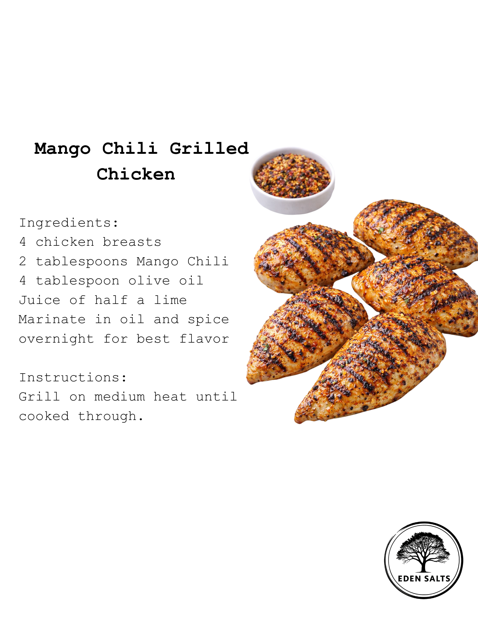 Mango Chili Powder - Eden Salts