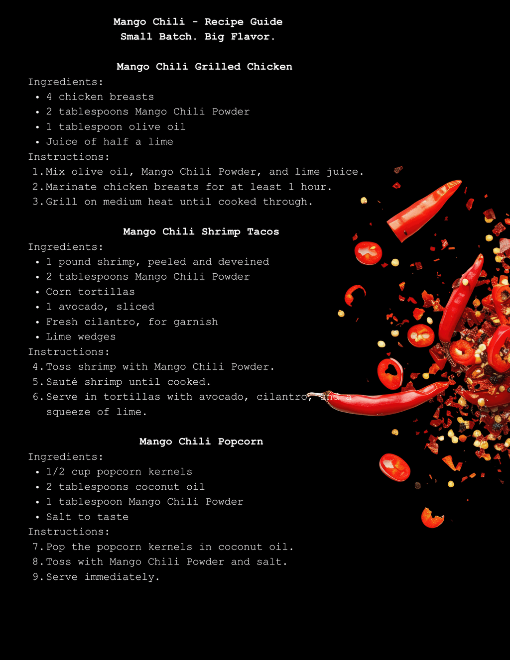 Mango Chili Powder - Eden Salts