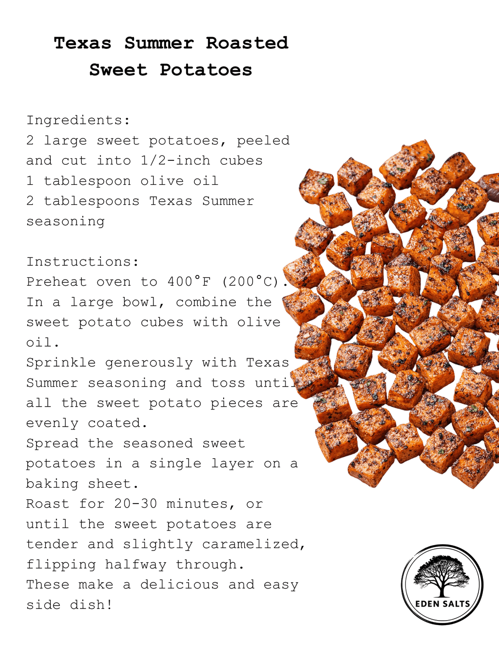 Texas Summer Seasoning - Eden Salts