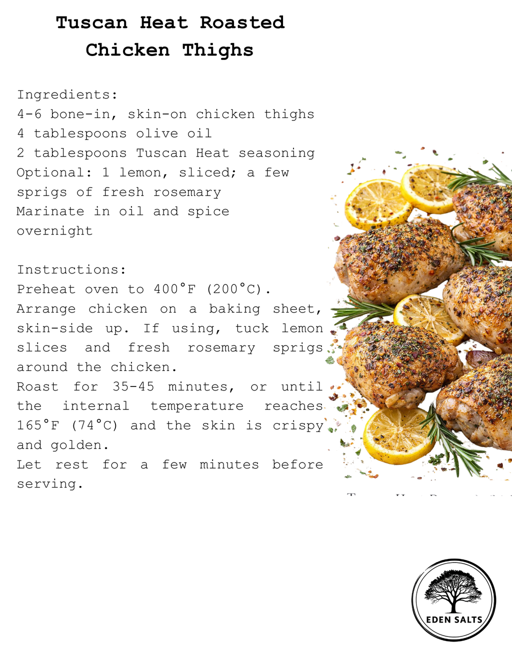 Tuscan Heat - Eden Salts