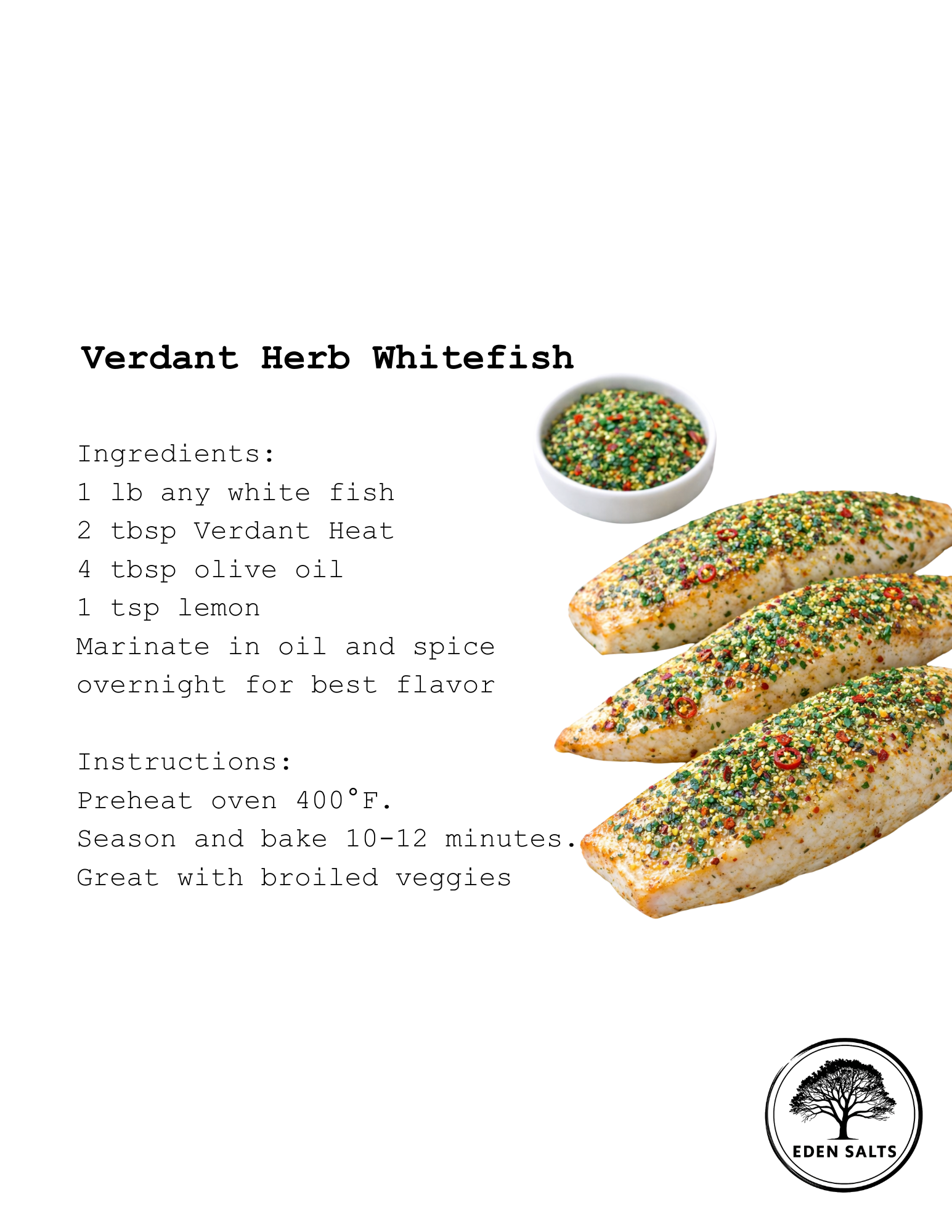 Verdant Heat Seasoning - Eden Salts