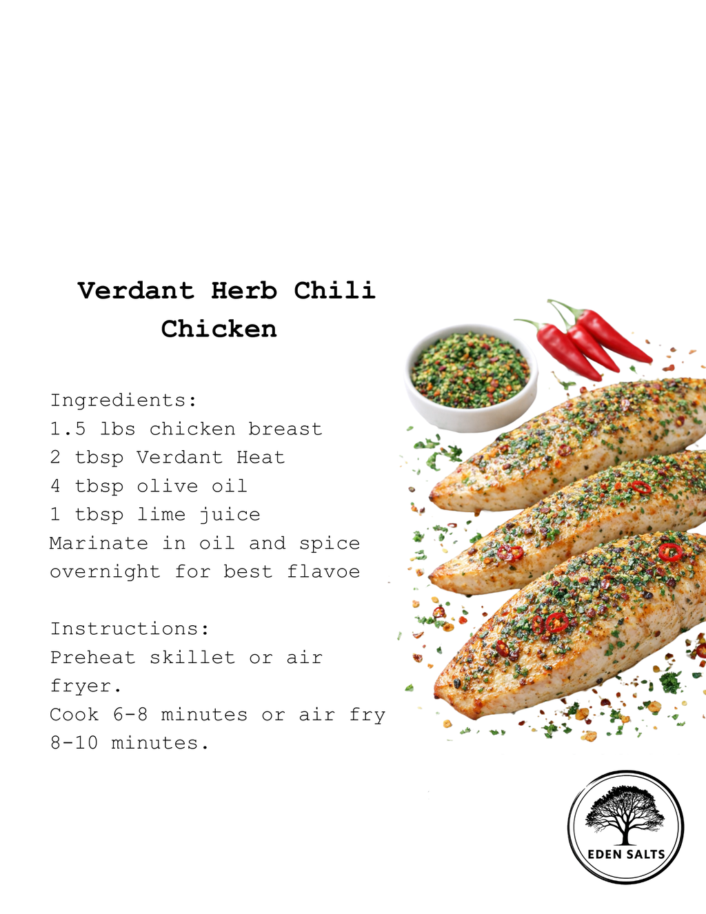 Verdant Heat Seasoning - Eden Salts